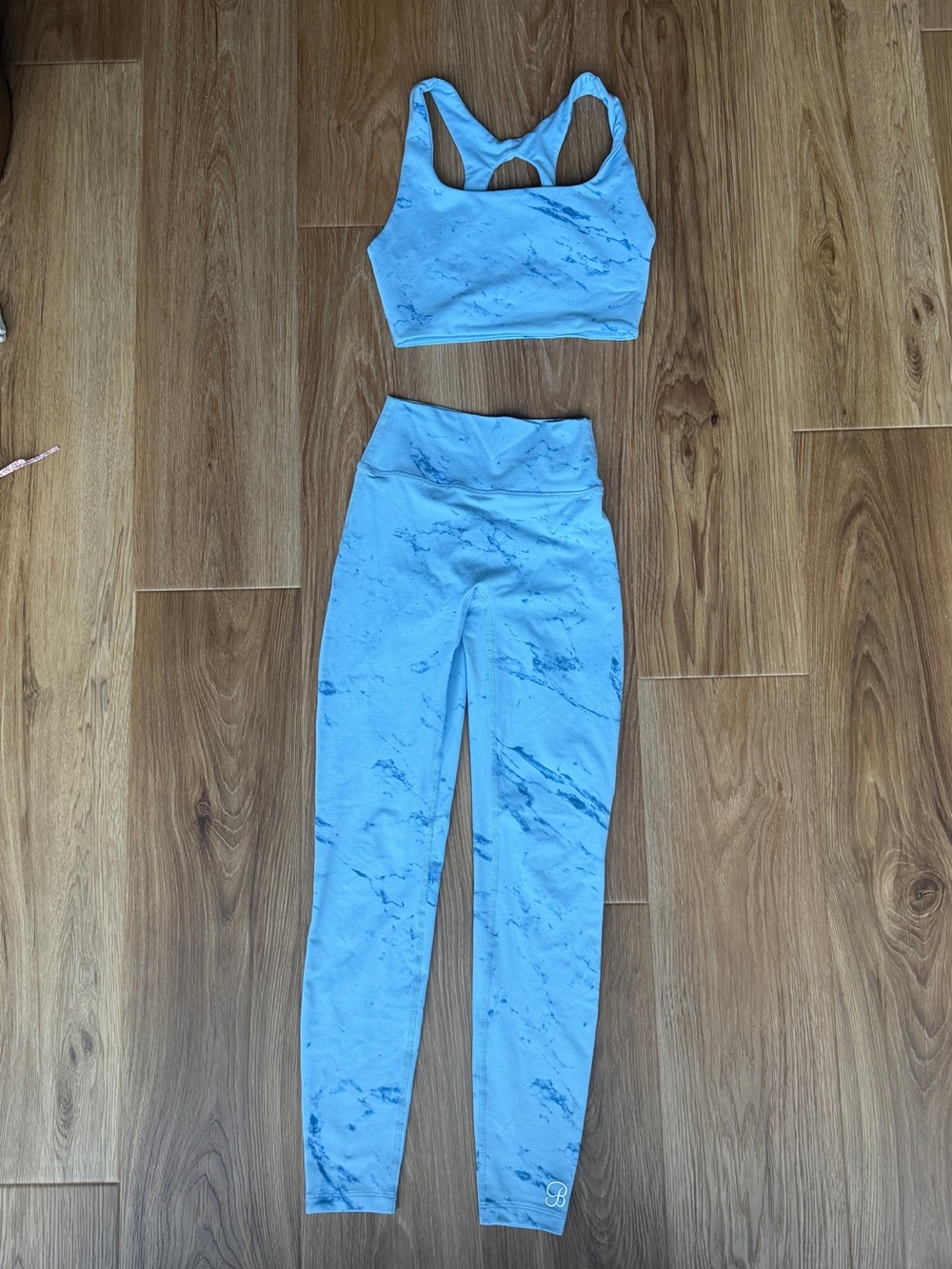Bombshell Sportswear Blue Marble Set 🩵